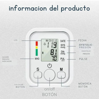 Tensiómetro Digital Con Voz